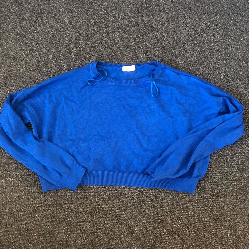 💙 FOREVER 21 Blue Cropped Sweater 💙